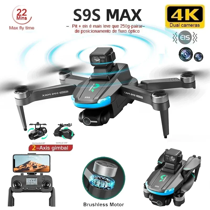 Drone Camera Wide Angle - НОВЫЙ S9S MAX MINI Drone 4K