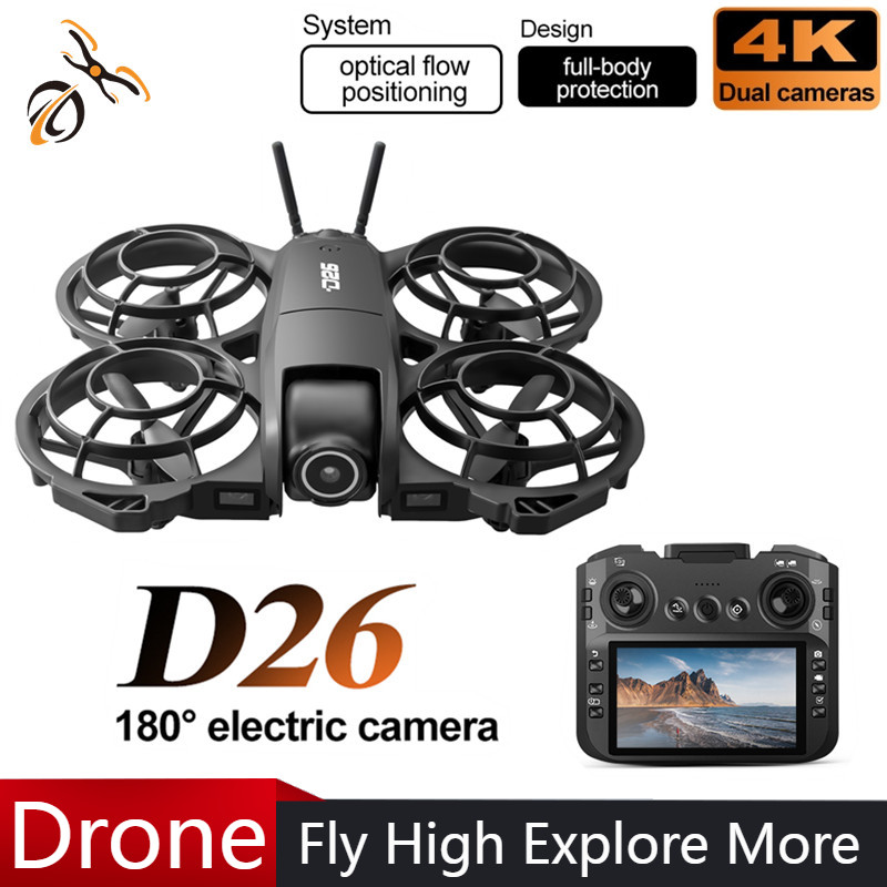 Drone Camera Lens - Дрон D26 4K Aerial HD 180