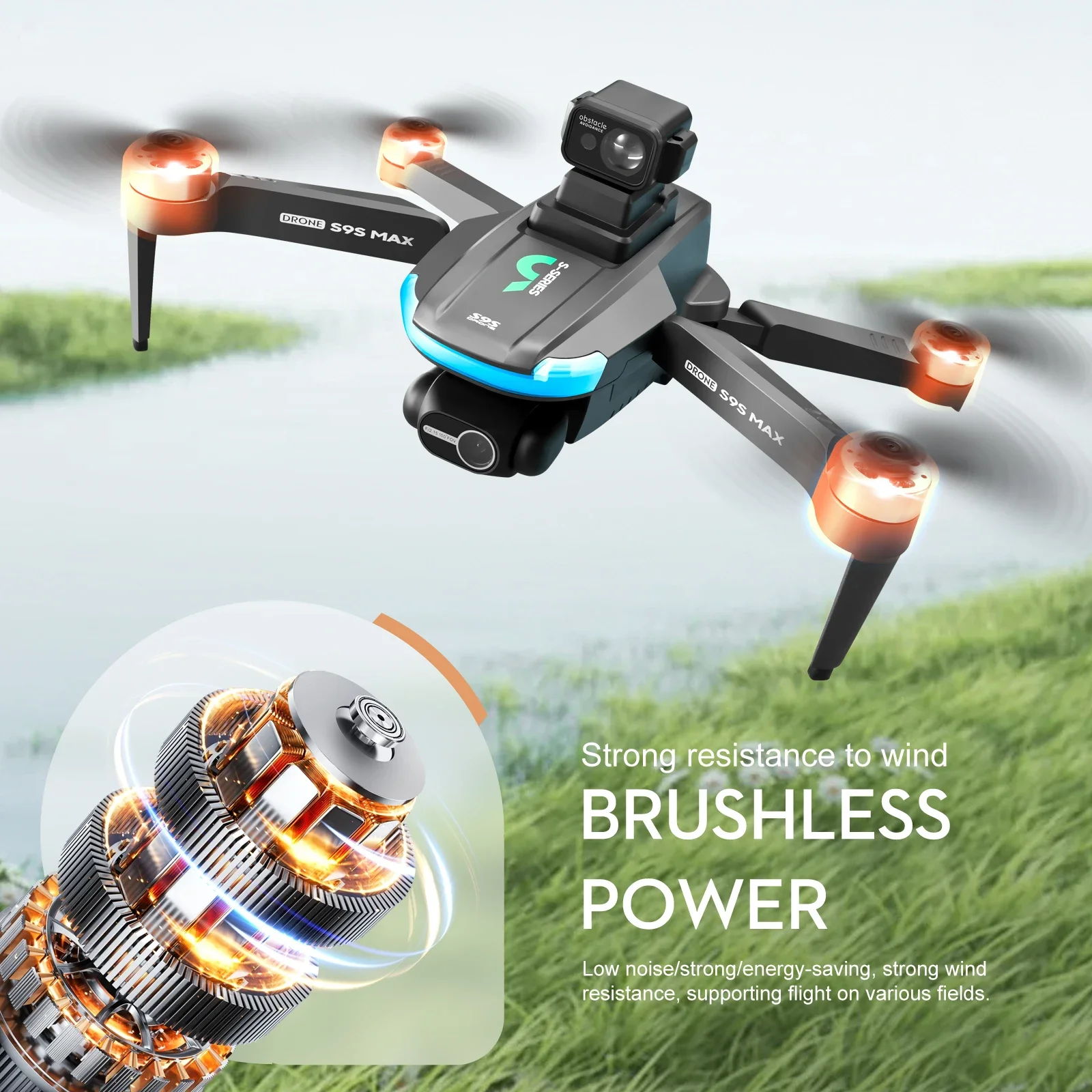 НОВЫЙ S9S MAX MINI Drone 4K 2- – обзор и цена Drone Camera Wide Angle