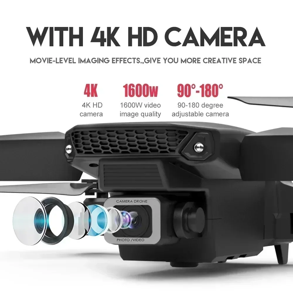 E88 Pro WIFI FPV Дрон Широкоуг – обзор и цена Drone Camera Wide Angle