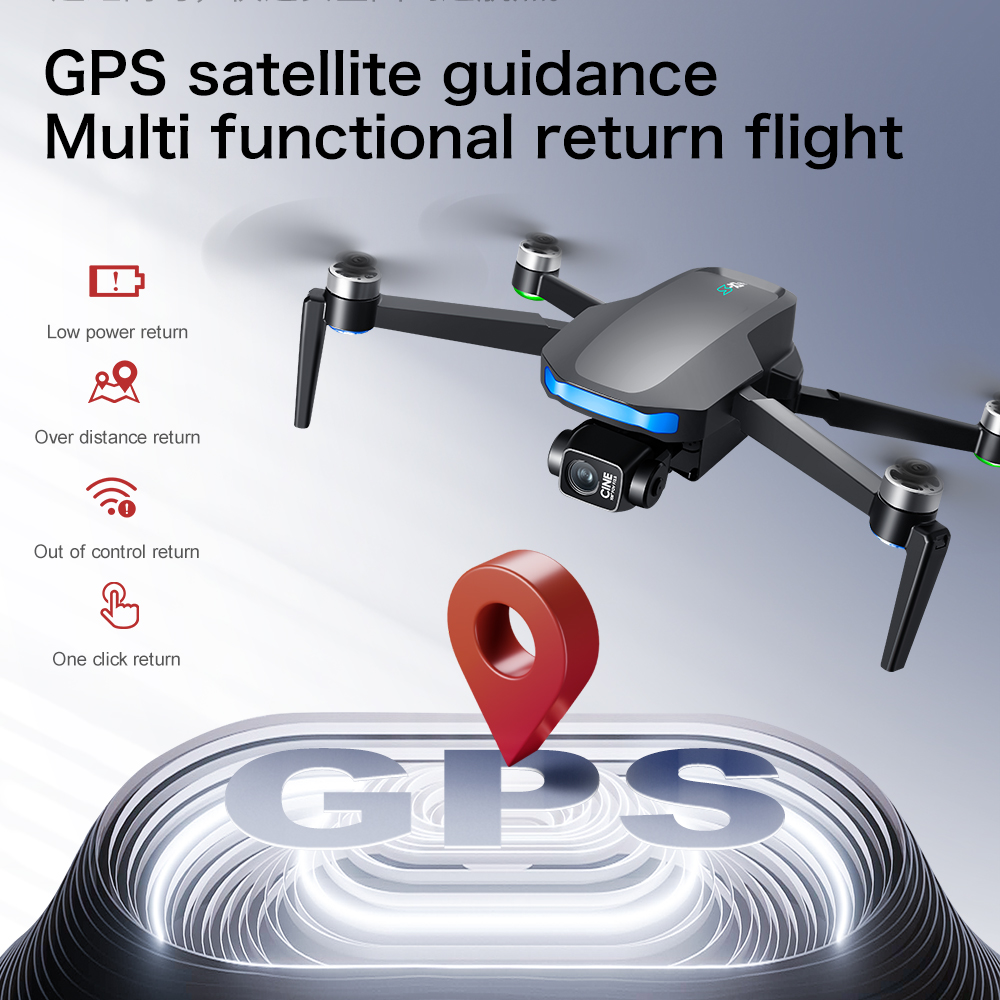 Новый дрон S-X1 MAX с GPS, 8K, – обзор и цена Drone Camera Wide Angle