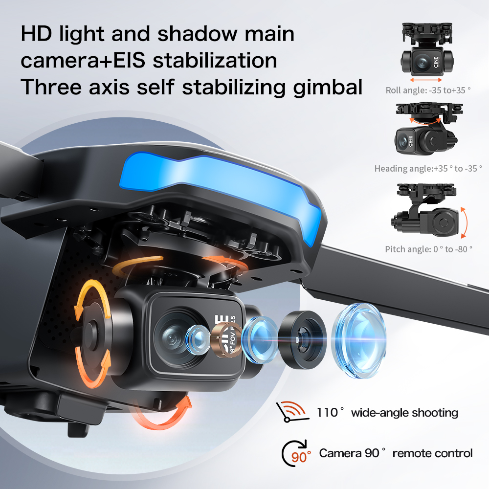 Новый дрон S-X1 MAX с GPS, 8K, – обзор и цена Drone Camera Wide Angle